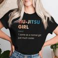 Jiu-Jitsu Girl Definition Jiu-Jitsu Regalo Para Niñas Camiseta de mujer Regalos para ella