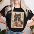 Kawaii Noodles Soup Anime Japanese Ramen Cat Ns Girls Women T-shirt Gifts for Her