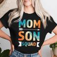Mom Son Squad Mother Family Women T-shirt Gifts for Her