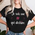 Musique Métier Super Dj Qui Déchire Animatrice Dj T-shirt femme Cadeaux pour elle