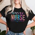Pcu Nurse Love Inspire Heal Watercolor Small Black Women T-shirt Gifts for Her