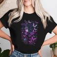 Purple Butterfly Blue Butterflies Garden & Nature T-shirt Frauen Geschenke für Sie