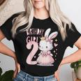 Rabbit Princess Children's Birthday 2 Years Girls Pink T-shirt Frauen Geschenke für Sie