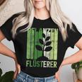 Retro Plants Whisper Garden Gardener T-shirt Frauen Geschenke für Sie