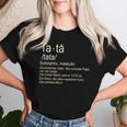 Romanian Father Tata T-shirt Frauen Geschenke für Sie