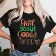 Scout For Girl Cookie Grandma Scouting Family Matching Women T-shirt Gifts for Her