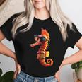 Seahorse With Sunglasses Aquarist Ocean Cute Seahorse T-shirt Frauen Geschenke für Sie