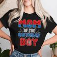 Spider Web Birthday Party Mom Of The Birthday Boy Women T-shirt Gifts for Her