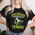 Tennis Player Cool Girls Playing Tennis T-shirt Frauen Geschenke für Sie