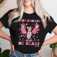 Tiny Humans Stole My Heart Nicu Nurse Happy Valentine's Day Women T-shirt Gifts for Her