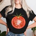 Tomato Food Costume Fancy Dress Costumes Women's T-shirt Frauen Geschenke für Sie