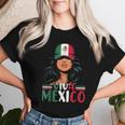 Viva Mexico Mexican Girl Independence Day Mexican Flag Women Women T-shirt Gifts for Her