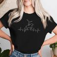 Voltigiere Heartbeatolti Rider Horses Girls Women's T-shirt Frauen Geschenke für Sie