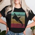 Whale Orca Retro Hombres Es Novedadintage Camiseta de mujer Regalos para ella
