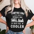 Women's Camping Grandma Wie Eine Normal Oma Nuriel Cooler T-shirt Frauen Geschenke für Sie