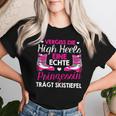 Women's Fun Ein Echtprinzessin T-shirt Frauen Geschenke für Sie