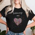 Women's With Heart Waitress Restaurant T-shirt Frauen Geschenke für Sie