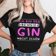 Women's Ich Bin Der Beweis Gin Macht Schön Saufen German T-shirt Frauen Geschenke für Sie