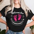 Women's Pregnant Undermeant Mothers Baby T-shirt Frauen Geschenke für Sie