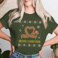 Dachshund Christmas Jumper Women's Christmas Jumper Ugly T-shirt Frauen Geschenke für Sie