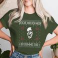 Empire Me The Wine X Du Dumme Sau Xmas Wineino Meme T-shirt Frauen Geschenke für Sie