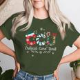 Ccu Nurse Christmas Critical Care Unit Xmas Girl Nurse Women T-shirt Gifts for Her