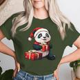 Pandas Christmas T-shirt Frauen Geschenke für Sie