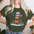 Peace Sign Hand Snowman Basketball Christmas Child T-shirt Frauen Geschenke für Sie