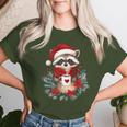 Raccoon Coffee Children Christmas Raccoon T-shirt Frauen Geschenke für Sie