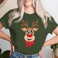 Reindeer Christmas Jumper Christmas Jumper Women's T-shirt Frauen Geschenke für Sie