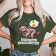 Sloth Late Sleeper Saying Christmas T-shirt Frauen Geschenke für Sie