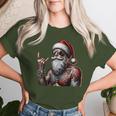 Tattooed Santa Claus Inked Christmas & Women T-shirt Frauen Geschenke für Sie