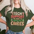 Tech Support Christmas Cookies For And Christmas T-shirt Frauen Geschenke für Sie