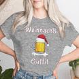 Christmas Outfit Women's Christmas Beer S T-shirt Frauen Geschenke für Sie