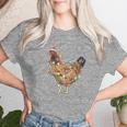 Ugly Christmas Sweater Chicken Christmas T-shirt Frauen Geschenke für Sie