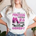 25 Geburtstag Frau 25 Jahre Frauen Party Spruch 25 Jahre T-shirt Frauen Geschenke für Sie