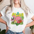 Aloha Hawaii Hawaii-Flamingo Children Nager Girls Toddler Blue T-shirt Frauen Geschenke für Sie