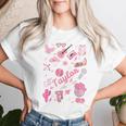 Birthday Girl Groovy Taylor First Name Personalized Heart Women T-shirt Gifts for Her