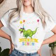 Children's 5 Years Birthday Dinosaur Boys Girls Dino T-shirt Frauen Geschenke für Sie