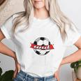 Children's Little Sister Biggest Fan Football Brother Sister T-shirt Frauen Geschenke für Sie