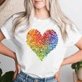 Csd Parade Rainbow Lgbt Heart Lgbtq Flowers Pride Love T-shirt Frauen Geschenke für Sie