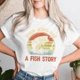 Fishing Dad Even Jesus Had Fish Story Christian Women T-shirt Gifts for Her