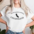 Huntington Beach California Surfintage Cali Socal Orange T-shirt femme Cadeaux pour elle