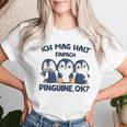 Ich Mag Halt Penguins Girls Children Women's Penguin T-shirt Frauen Geschenke für Sie