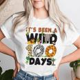 Its Been A Wild 100 Day Of School Animal Boys Girls Students Women T-shirt Gifts for Her