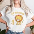 Kinder 1 Jahr Alt 1 Geburtstag Junge Mädchen Niedlicher Löwe T-shirt Frauen Geschenke für Sie