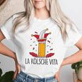 La Kölscheita X Fastelovend Carnival Cologne Beer Costume T-shirt Frauen Geschenke für Sie