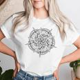 Mandala For Colouring Pattern Comic Painting T-shirt Frauen Geschenke für Sie