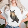 Owl Hunting Hiking Outdoor Camping Forest Owl Women T-shirt Gifts for Her