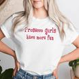 Prosecco Girls Have More Fun Italian Sparkling Wine Pink T-shirt Frauen Geschenke für Sie